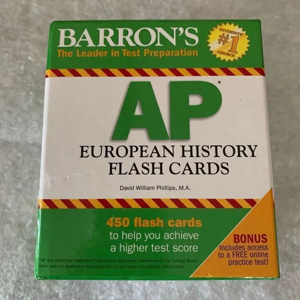 Barron’s AP European History Flash Cards
